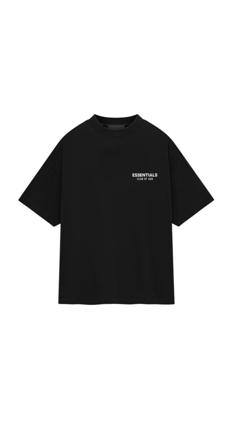 Essentials Fear of God Jersey Crewneck T-Shirt "Black"