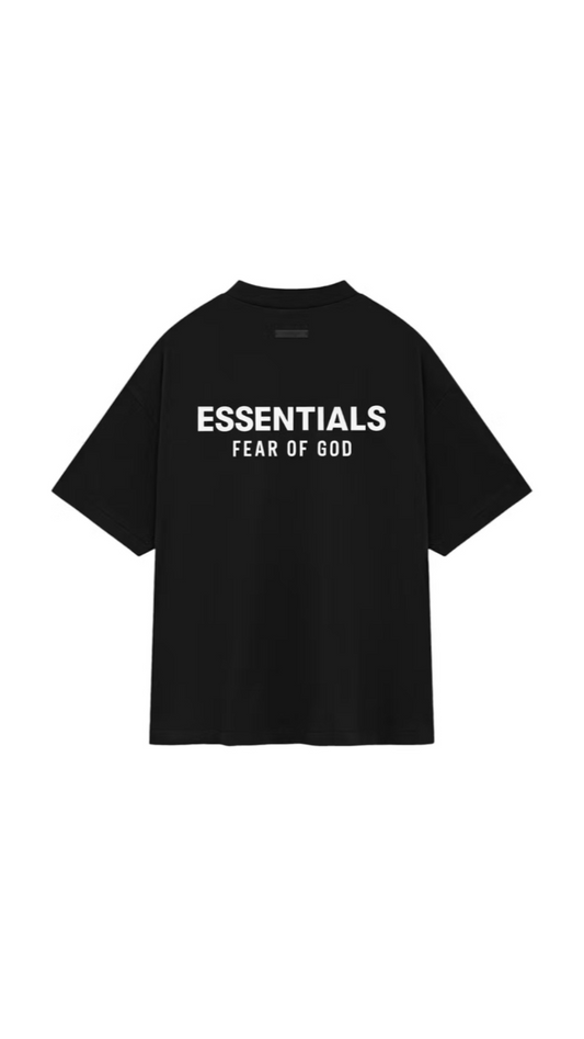 Essentials Fear of God Jersey Crewneck T-Shirt "Black"